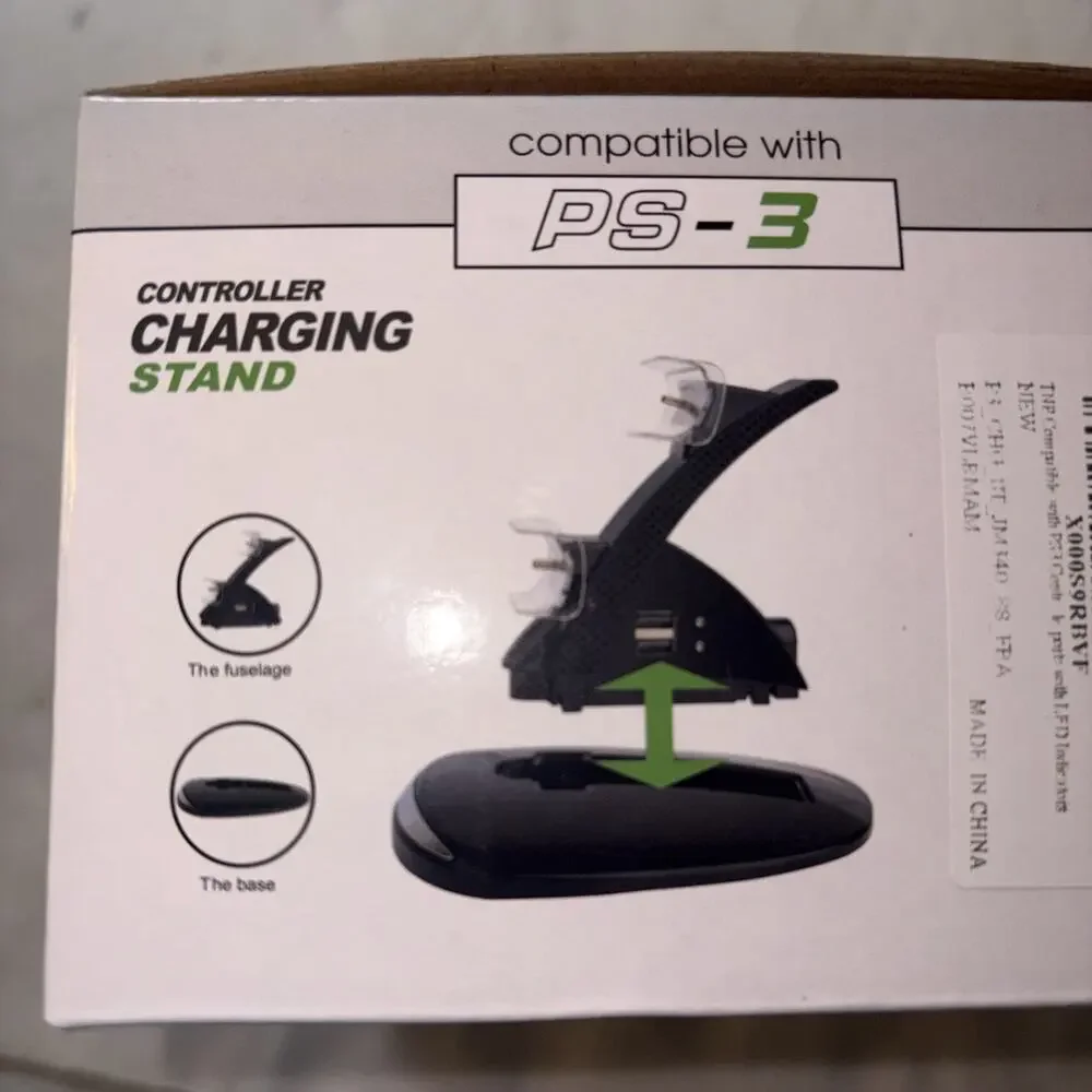 Energizer Sony PlayStation 3 PS3 Dual Controller Charging Dock Station